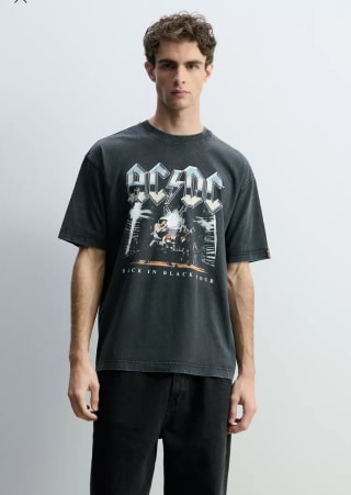 Camiseta ACDC por 7.99€.