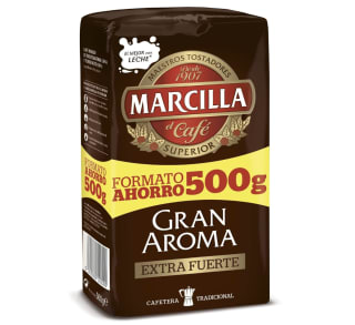 3X2 Marcilla Café Molido Gran Aroma Extra Fuerte 500 g (3 Unidades) por 19,16€
