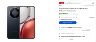 Honor Magic 8 Lite 256GB por $5,999 | Walmart