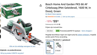 Bosch Home and Garden PKS 66 AF Handcirkelzaag voor €99 bij Amazon