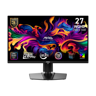 Monitor MSI MAG 271QP QD-OLED 26,5" Wide Quad HD 280Hz QD-OLED por 449.10€