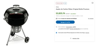 Asador de Carbón Weber por $3,836 | Sam's Club