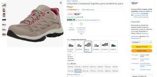 Zapatos Columbia Crestwood por $804 | Amazon