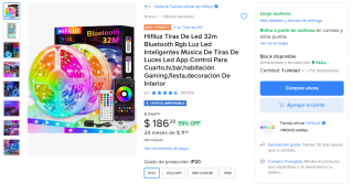 Hifiluz Tiras De Led 32m por $186 | Mercado Libre