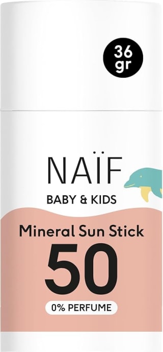 Naïf Protector Solar Mineral Barra para Bebés y Niños FPS 50 de 36 g por 10.50€