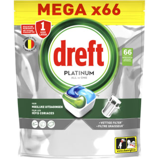 1+2 gratis op Dreft Platinum original vaatwastabletten bij Albert Heijn