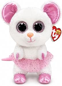 Ty UK Ltd- Nina Mouse with Tutu Beanie Boo Peluche, Multicolor (36365) por 6.99€