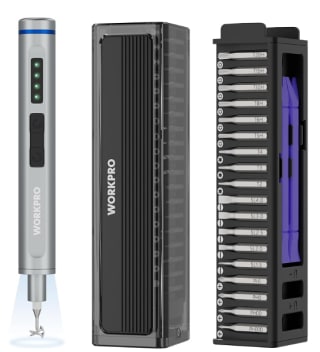 WORKPRO 42 en 1 Juego de Destornillador Eléctrico, Set de Precisión con 36 Piezas S2p