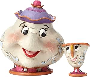 Disney Figura Señora Pott y Chip de "La Bella y La Bestia", para coleccionar por 23€
