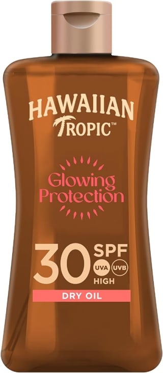 Hawaiian Tropic Aceite Glowing SPF 30 + Loción + After Sun Hidratante por 3,27€