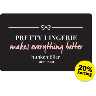 20% korting op een Hunkemöller cadeaukaart via de AH