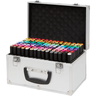 DécoTime twinmarkers in koffer 150 stuks voor €19,95 bij de Action