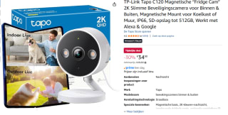 TAPO C120 Wi-Fi Home Slimme binnen/buitencamera voor €34,90 bij Amazon