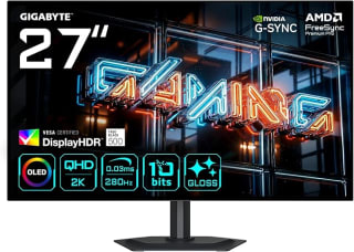Monitor GIGABYTE MO27Q28GR 27" QHD 280Hz OLED HDR por 469€