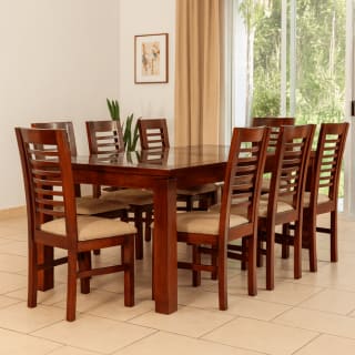 Juego De Comedor Florencia 8s Caramelo por $479.990 en Lider Chile