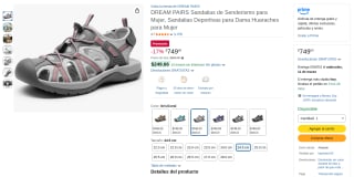 Sandalias DREAM PAIRS Huarache Mujer por $487 | Amazon