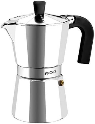 Monix Vitro Express Cafetera de aluminio 12 tazas todo tipo cocinas por 7,57€