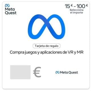 Tarjetas regalo Meta Quest con descuento del 15% en Amazon