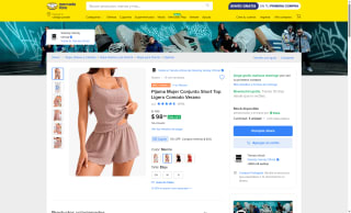 Pijama Mujer Shendy Vendy por $99 | Mercado Libre