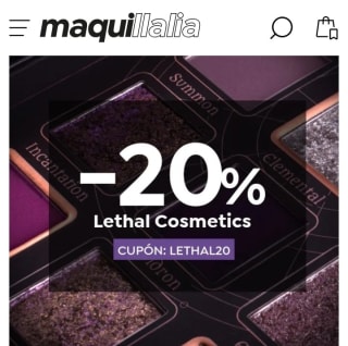 -20% de Dto Lethal Cosmetics.