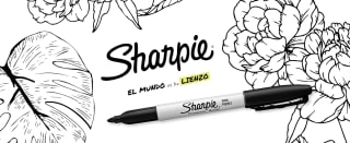 12 rotuladores Sharpie permanentes retráctil punta fina color negro por 8.23€