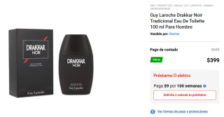 Guy Laroche Drakkar Noir Tradicional Eau De Toilette 100 ml Para Hombre