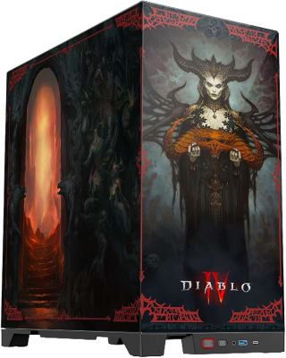 Torre PC Caja PC Diablo IV Lilith Edición Limitada ATX Cristal Templado por 100€