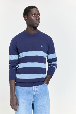 Jersey a rayas fantasía para Hombre Cortefiel por 9.99€