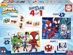 uegos de Mesa y Puzzles : Dominó, Identic con 28 Cartas y 2 Puzzles de 25 y 50 piezas