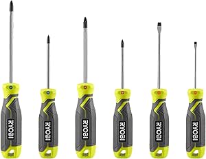 Ryobi 6 Piece Magnetic Screwdriver Set – £8.50 Amazon Deal
