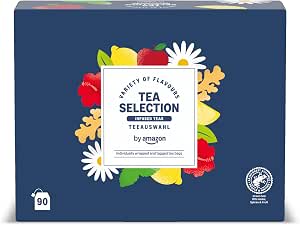 Té mixto e infusiones, paquete variado de 90 unidades by Amazon por 5.2€