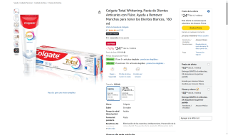 Pasta Dental Colgate 160ml por $24 | Oferta Amazon