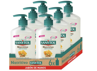 Sanytol Jabón Manos Nutritivo Pack de 6 por 9,12€