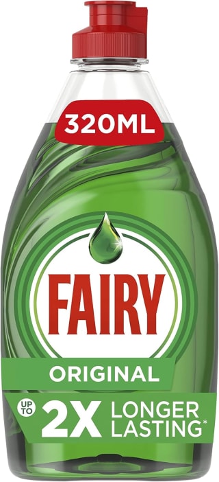 Fairy Original Washing Up Liquid Green with LiftAction, 320 ml for £0.89 at Amazon