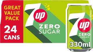 7UP Zero Lemon & Lime 24 x 330ml for £7.48 at Amazon