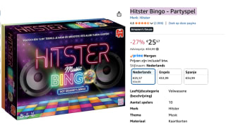 Hitster Bingo - Partyspel voor €25,15 bij Amazon