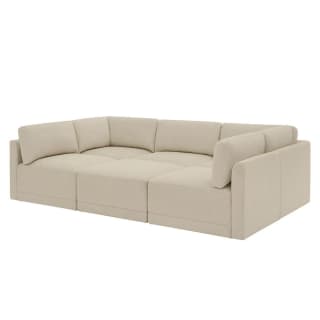 Thomasville Fallon seccional modular de tela de 6 piezas por $22,999 en Costco