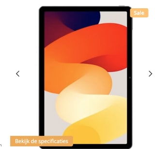 Xiaomi Redmi Pad SE voor €129 bij Techpunt
