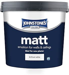Johnstone’s Jonmat Matt Emulsion Paint 5L Brilliant White £7.50 Amazon Deal