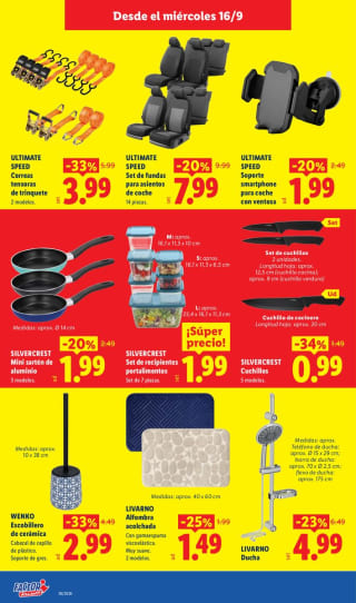 Ofertas Lidl: zapatillas 5,99€, cojín 2,99€ y más (desde 0,49€)