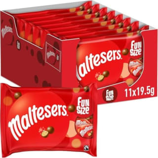 Shop the Maltesers Milk Chocolate & Honeycomb Fun Size Candy Bags, 11 x 19.5g