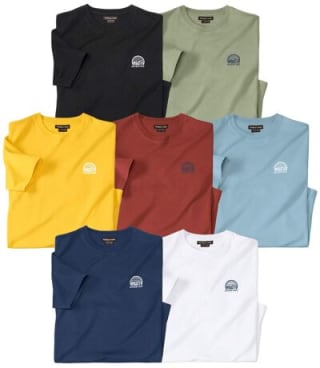 Lot de 7 Tee-Shirts en Coton Aventure à 25€