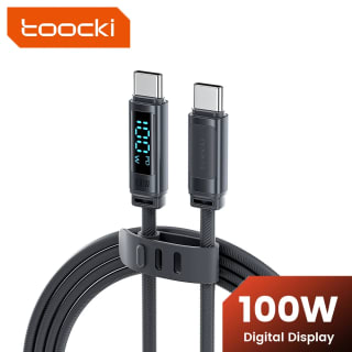 2 Cables USB C a C 100W Toocki de 2m por $49 en AliExpress