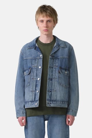 Levi's Jeansjas Mid blue denim voor €41,98 bij ZEB