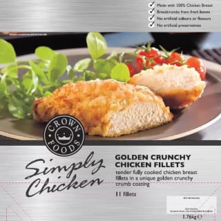 Simply Chicken Golden Crunchy Chicken Fillets, 1.76kg for £8.79 at Costco