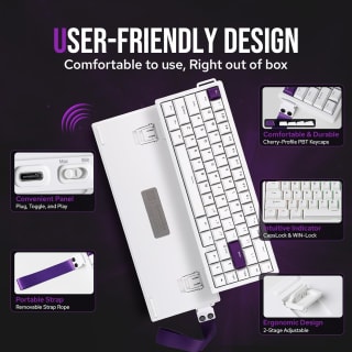 EPOMAKER HE68 teclado por $616.99 en Amazon