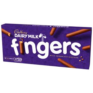 Cadbury Dairy Milk Fingers 114g for £0.95 at Sainsbury’s