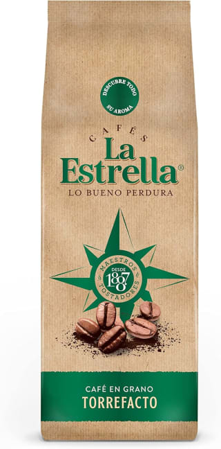 La Estrella Café en Grano Natural o Torrefacto 500g por 4.77€