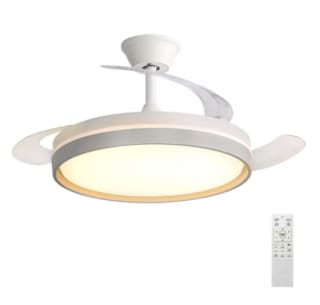Ventilador 30 W + luz de 60 W 5600 lm, control remoto, 6 velocidades por 26.28€