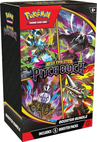 Pokémon TCG: Mega Evolution—Pitch Black Booster Bundle (6 Booster Packs) - Invite Onl